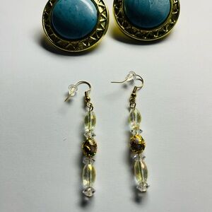 PROMO!!! Get 2 for a price of 1 push back and dangling faux crystals